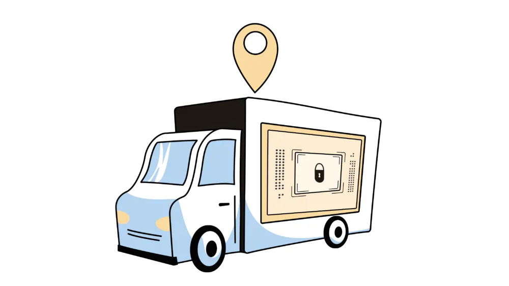 GEWA multimedia Pictos weiss Sicherheitstransport